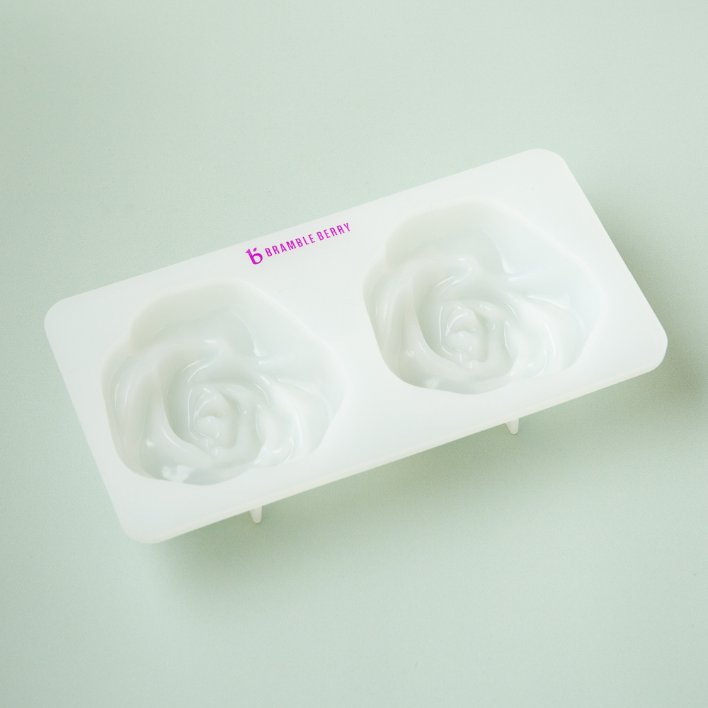 2 Cavity Rose Silicone Mold image number null
